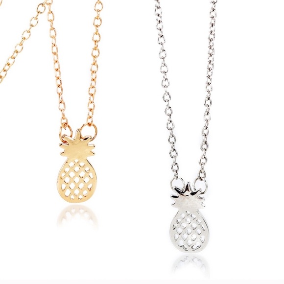 Gold Pineapple Necklace - Picture 4 of 6